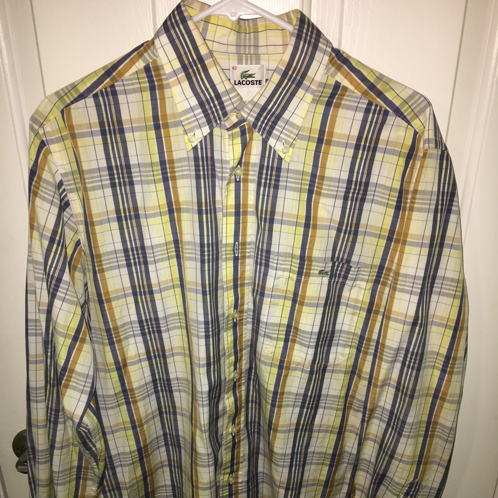 Lacoste button down shirt